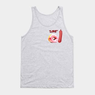 Rude Love gift for Valentines day Tank Top